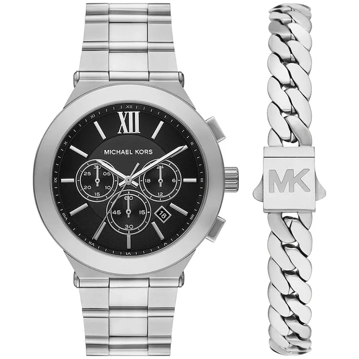 Michael Kors Erkek Billie Saat ve Bileklik Seti