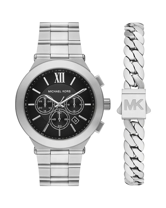 Michael Kors Erkek Billie Saat ve Bileklik Seti