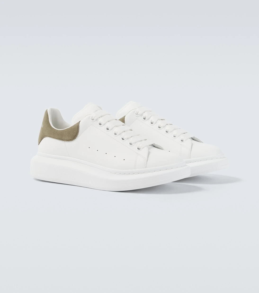 McQueen - Oversized leather sneakers
