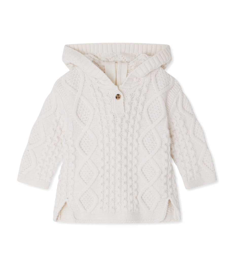 Wool-Blend Tainy Hooded Sweater (24 Months)