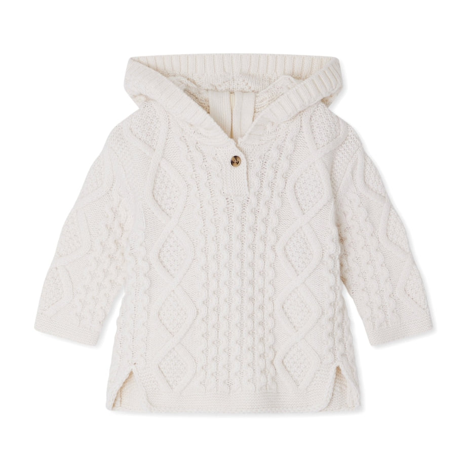 Wool-Blend Tainy Hooded Sweater (24 Months)