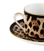 Dolce & Gabbana Casa Leopardo Teacup and Saucer