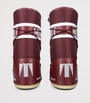 Burgundy Nylon Moon Boots