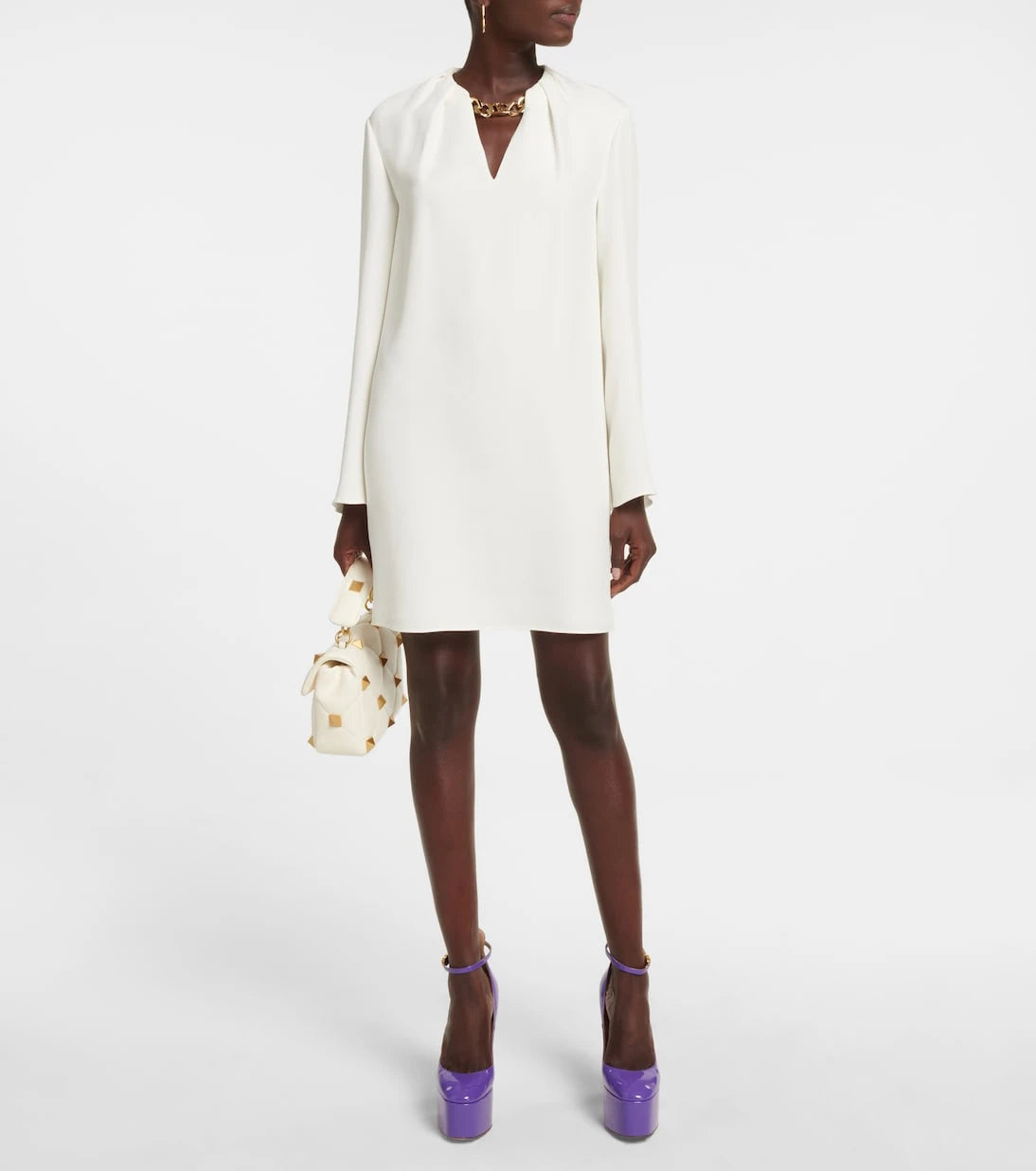 Valentino Garavani - Tan-Go patent leather platform pumps