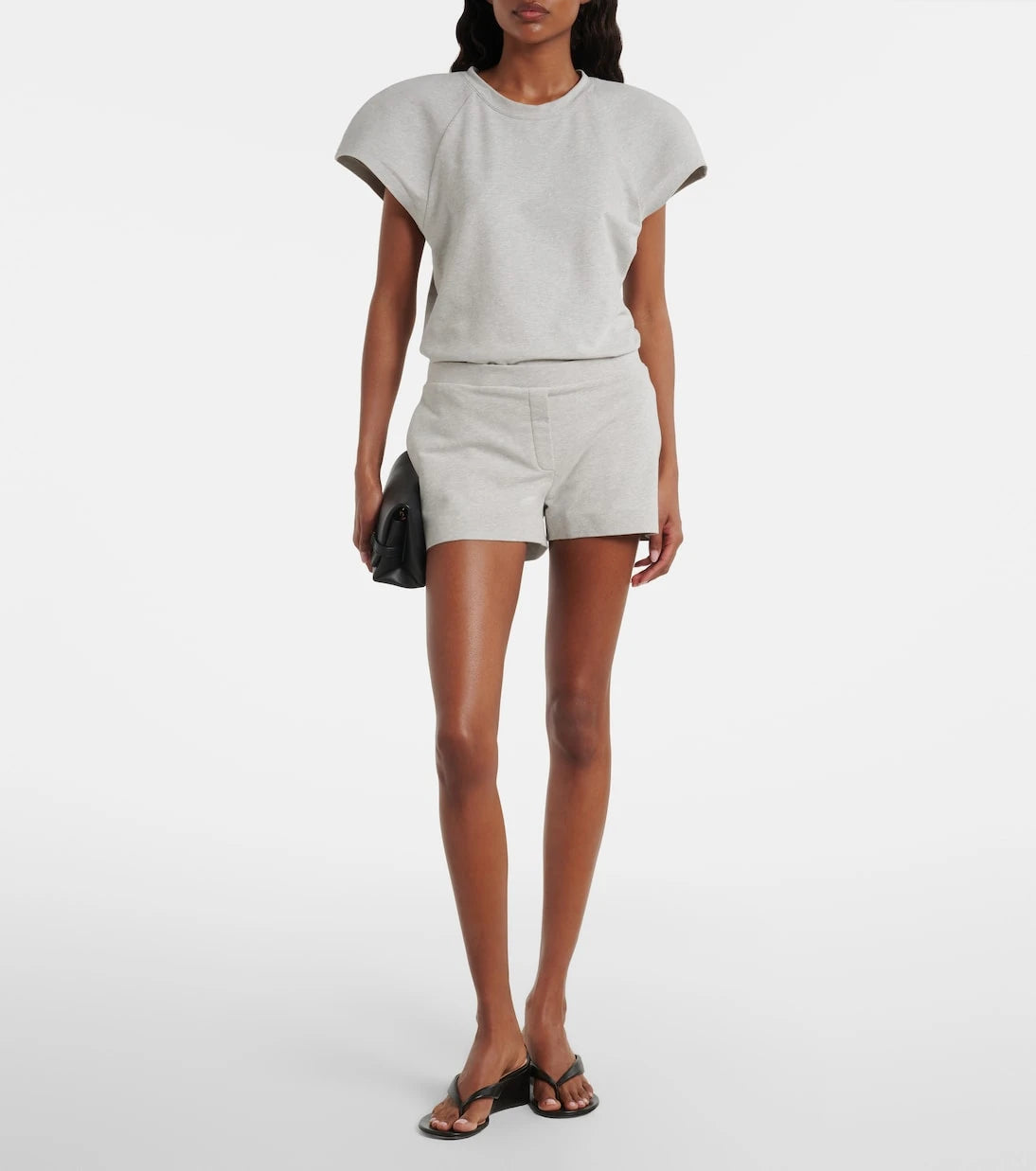 Norma Kamali - Bomber cotton-blend bodysuit