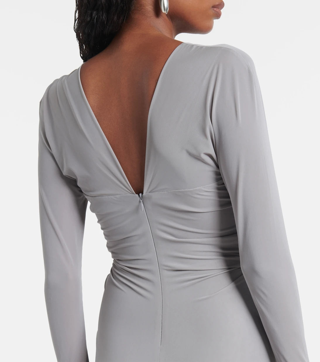Christopher Esber - Molded Venus cutout mesh maxi dress