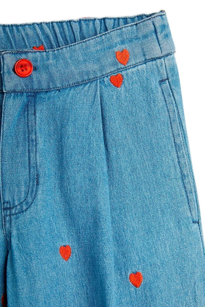 Детски дънки Mini Rodini Mini hearts