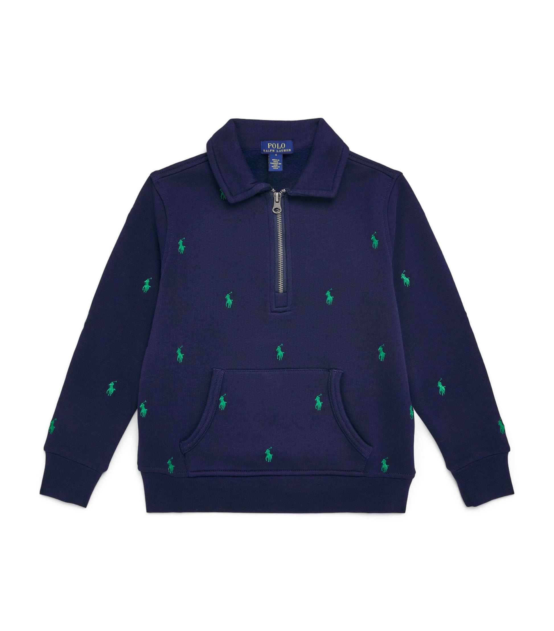 Ralph Lauren Kids Cotton Quarter-Zip Sweatshirt (6-14 Years)