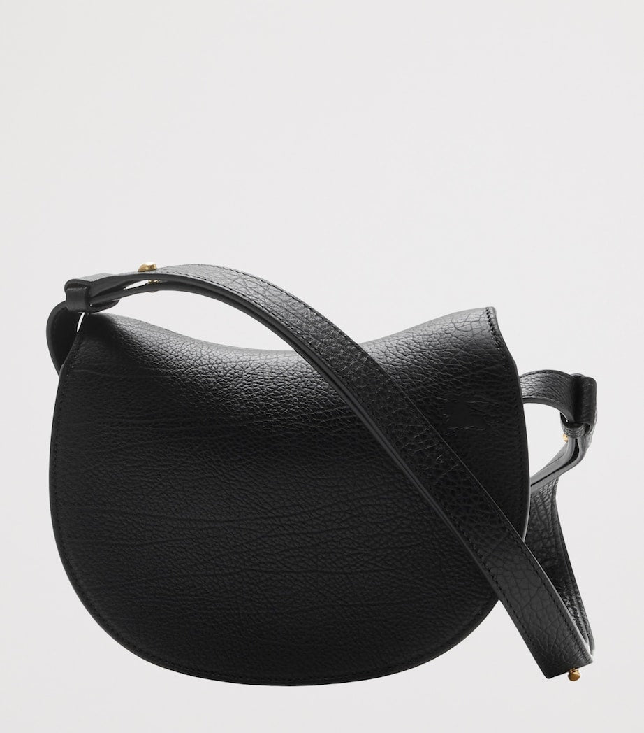 Burberry Black Mini Leather Rocking Horse Shoulder Bag