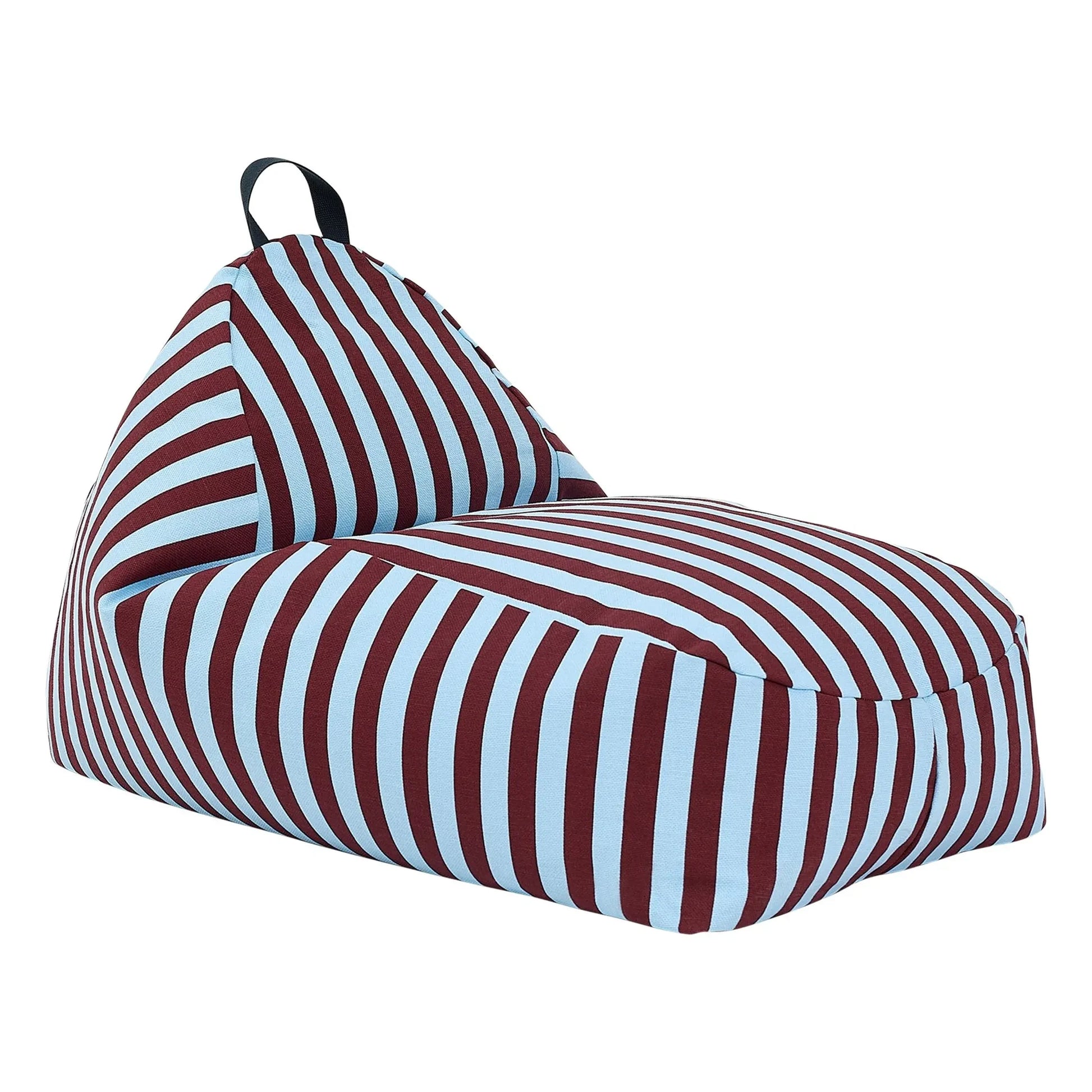 Nobodinoz - Bliss long pouffe | Blue
