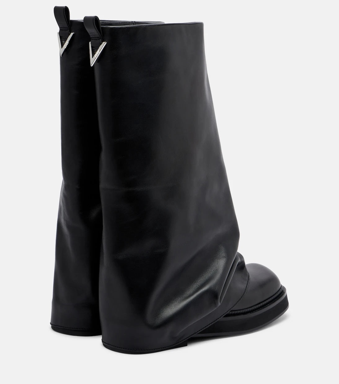 The Attico - Robin leather combat boots