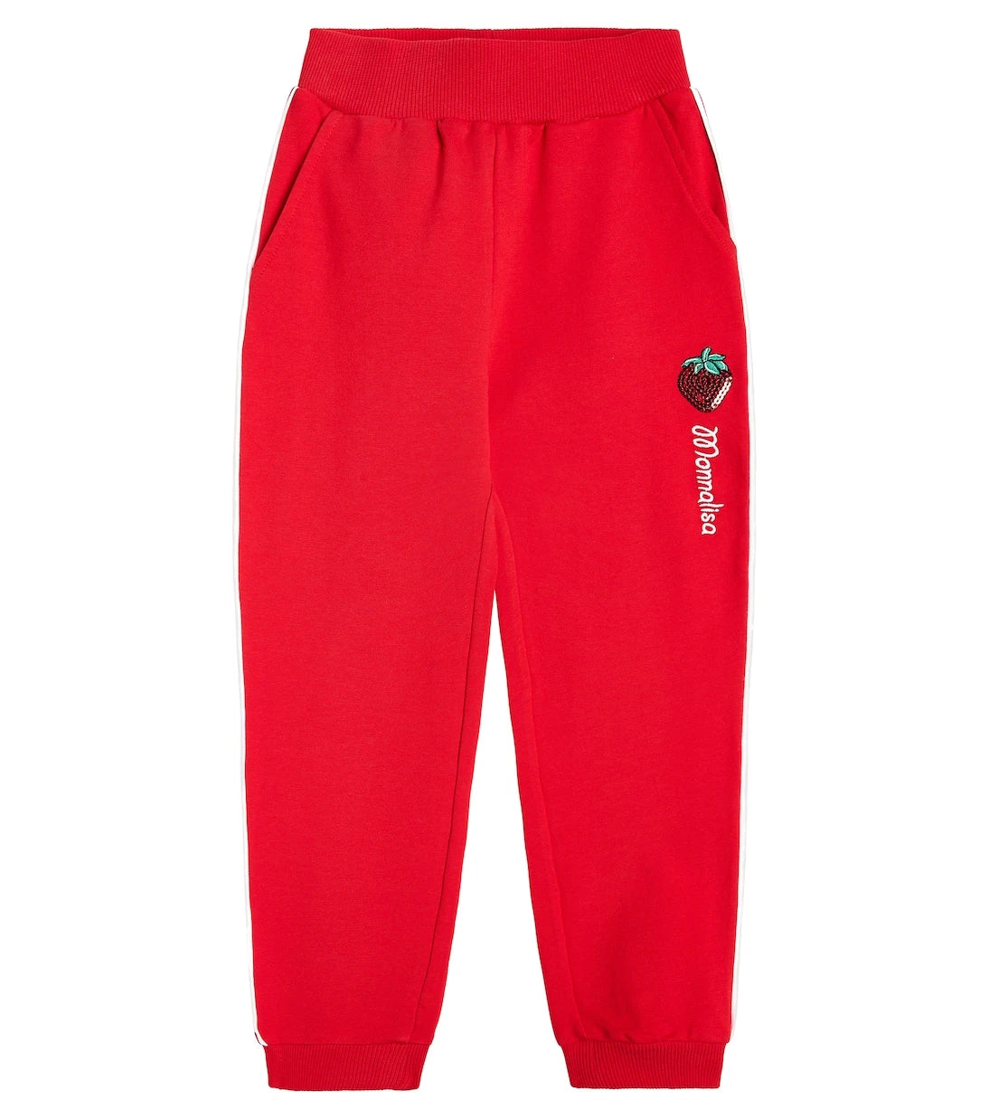 Monnalisa - Logo cotton-blend jersey sweatpants