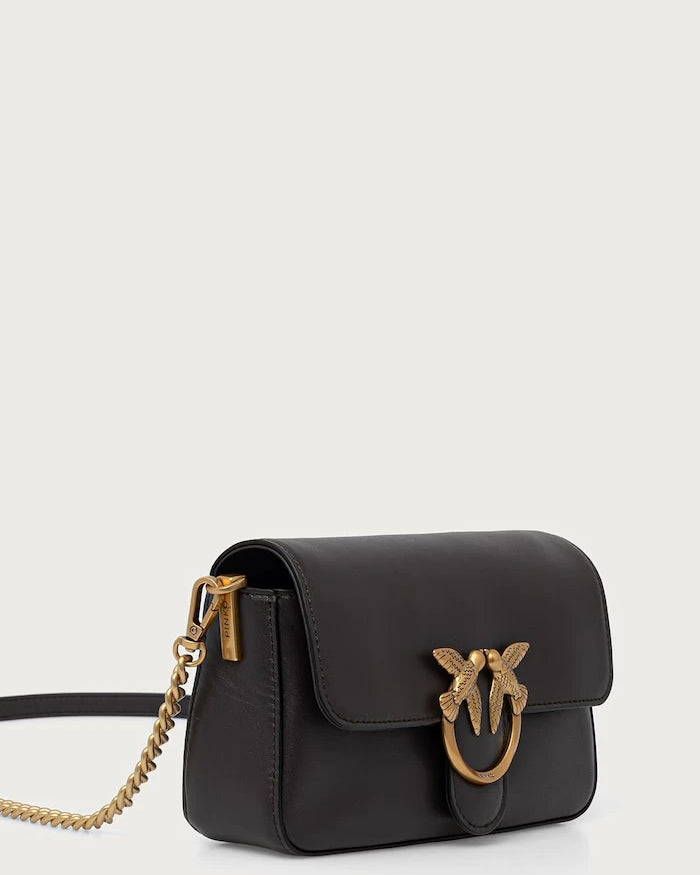 Pinko kadın deri crossbody çanta