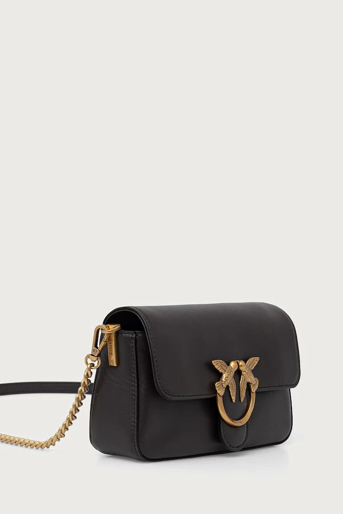 Pinko kadın deri crossbody çanta
