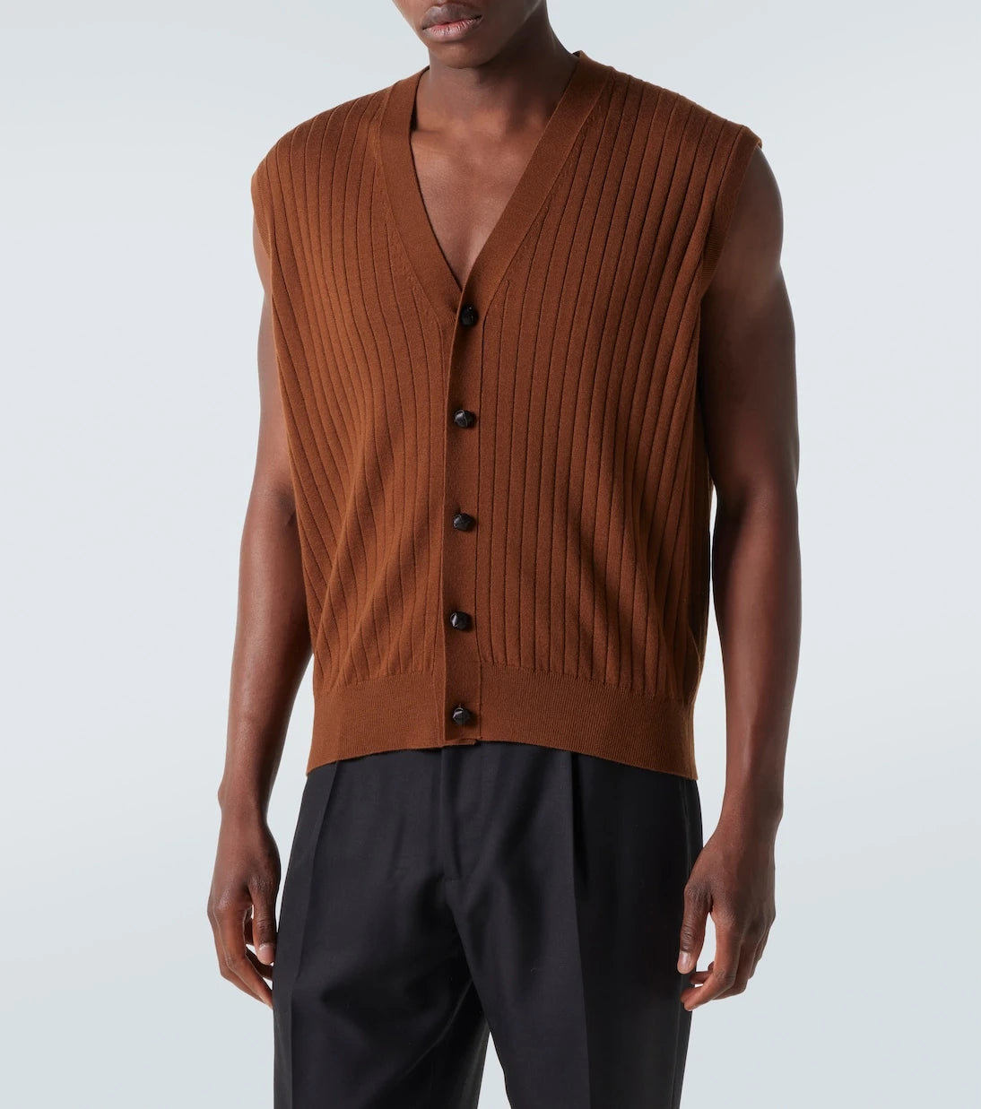 Bottega Veneta - Ribbed-knit wool sweater vest