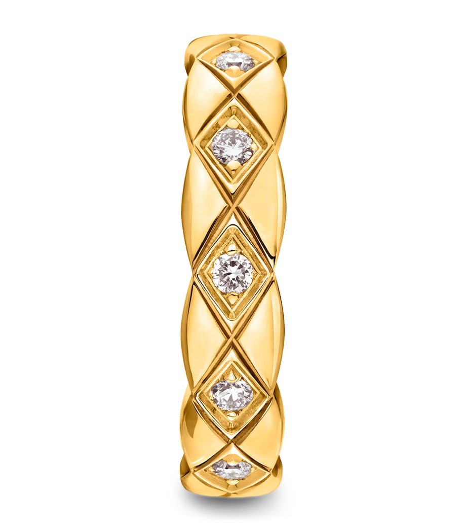 Yellow Gold and Diamond Coco Crush Single Earring