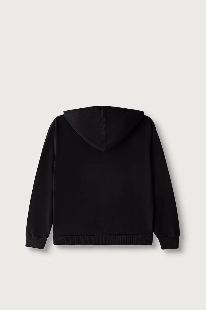 Çocuklar için kapüşonlu pamuklu sweatshirt B-NEW BOX LOGO H W