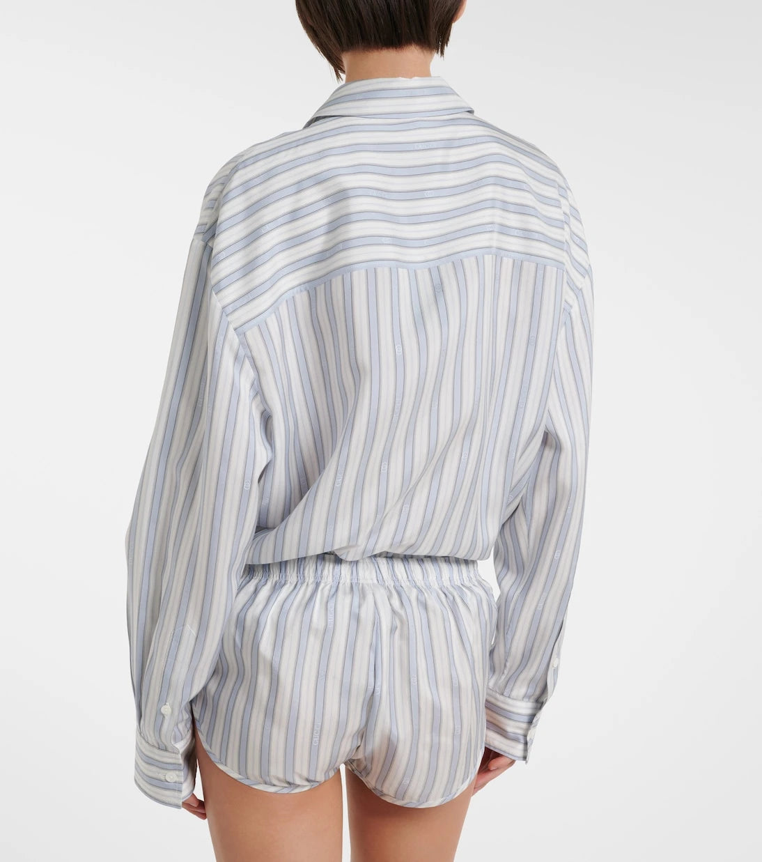 Gucci - Interlocking G silk jacquard shorts