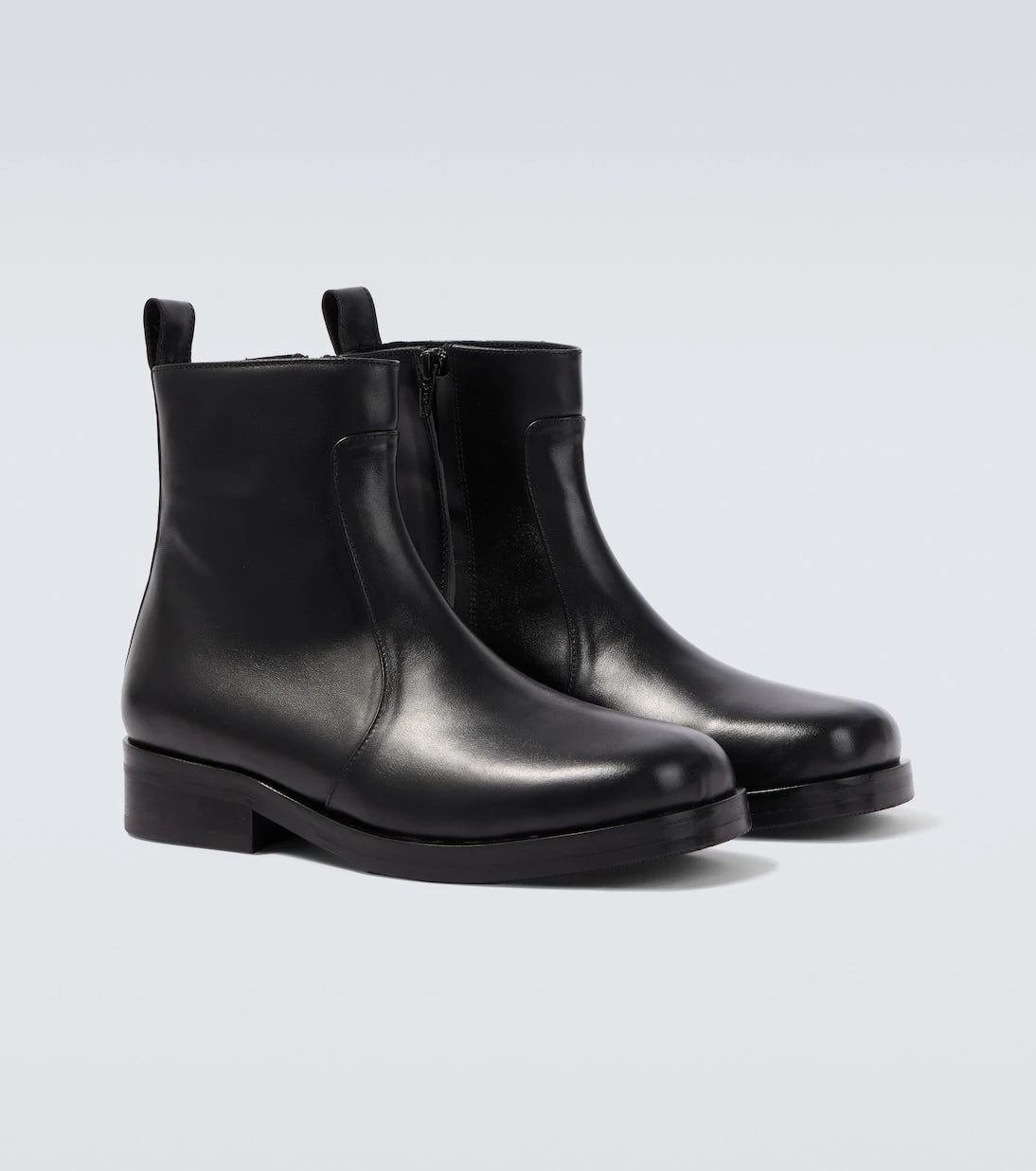 Studio Nicholson - Square leather ankle boots