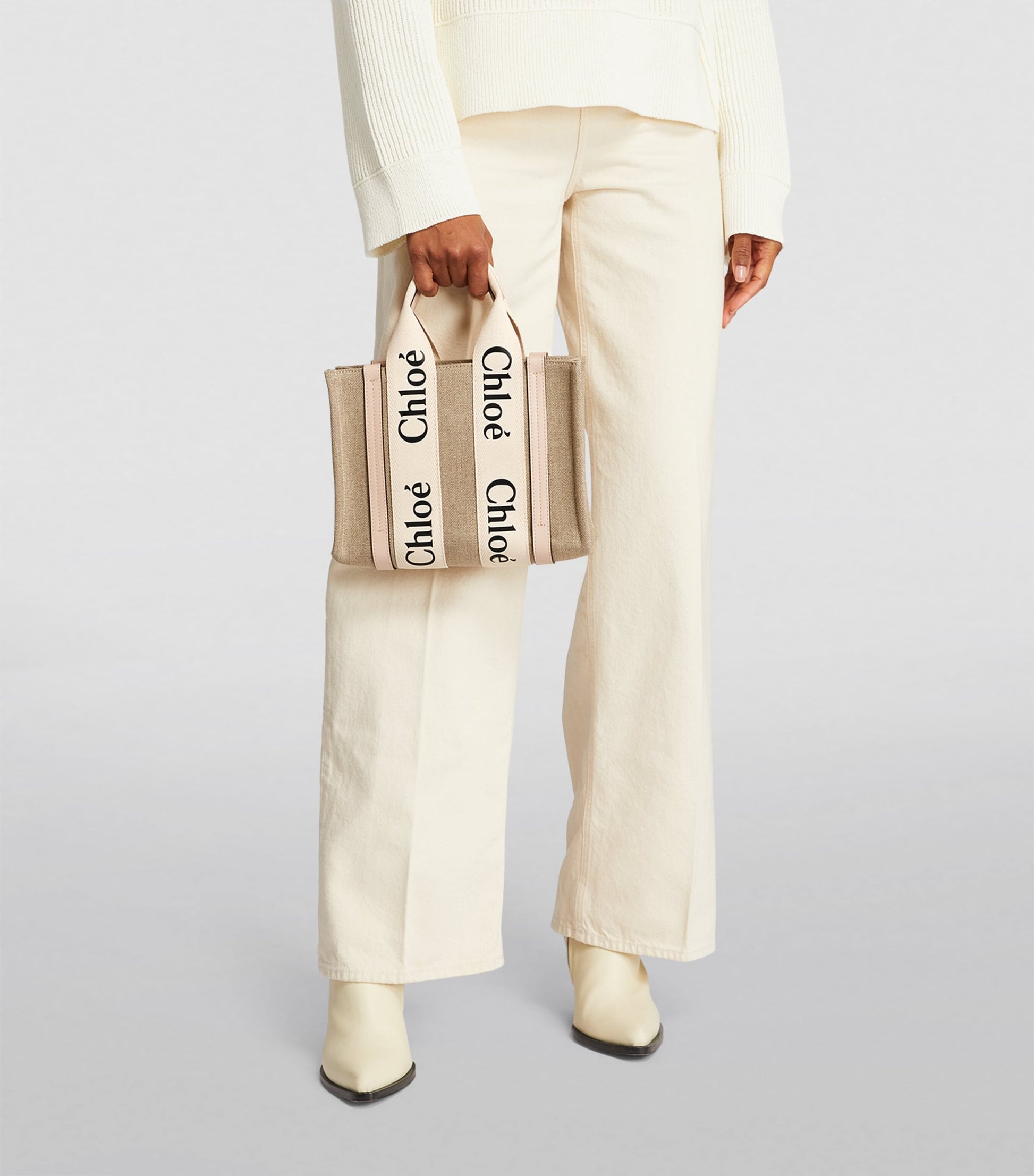 Pink Small Woody Tote Bag