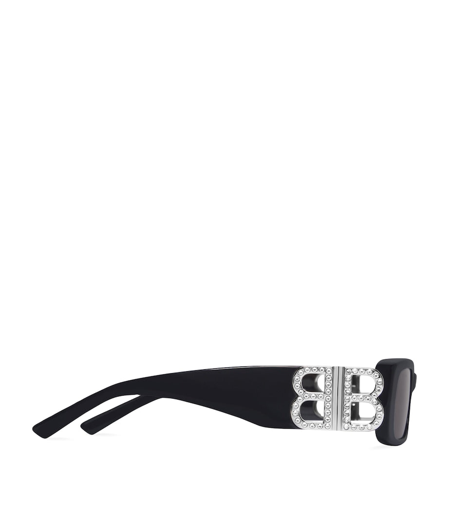 Black Dynasty Rectangle Sunglasses