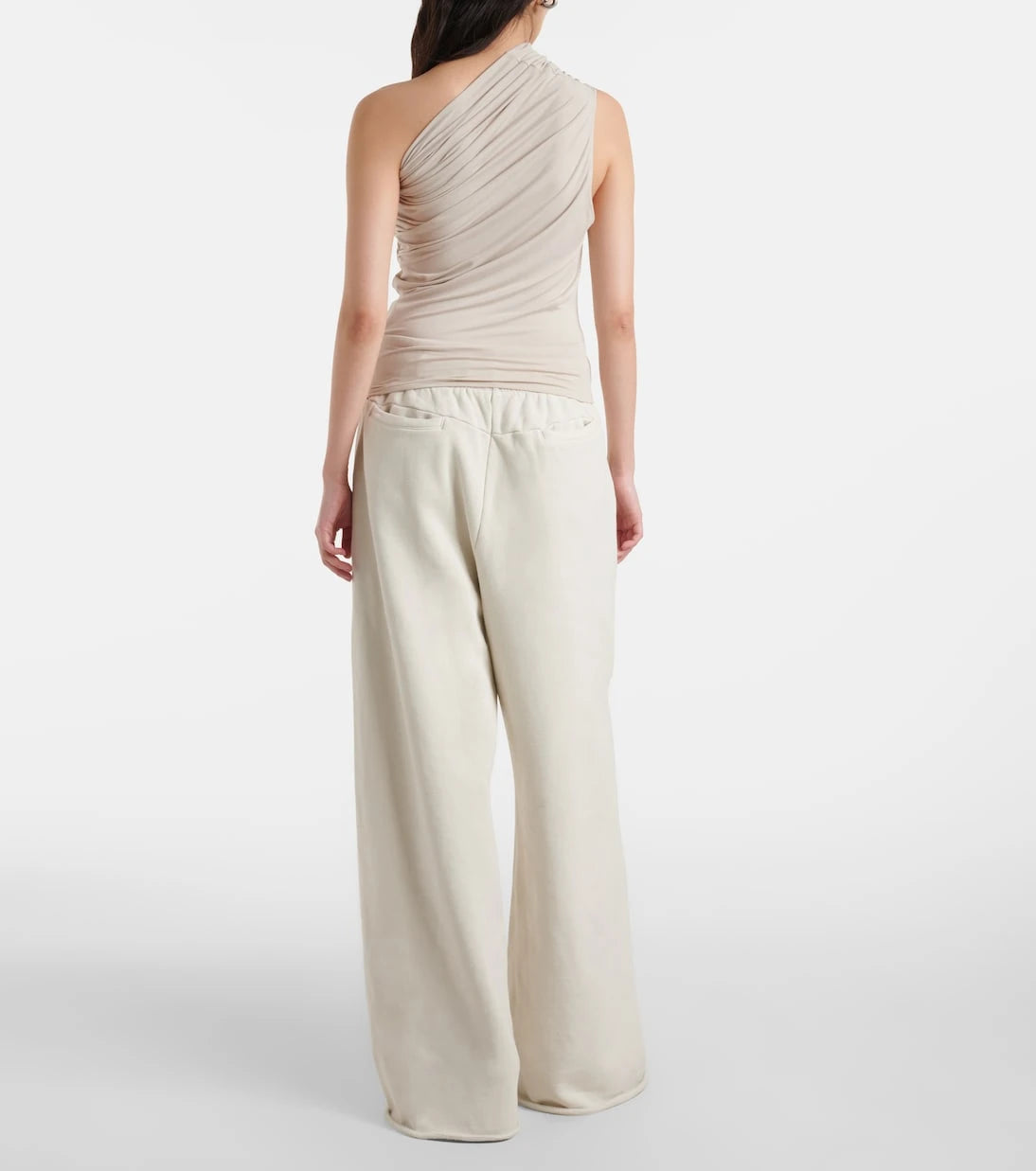 Entire Studios - Pillar ruched one-shoulder jersey top