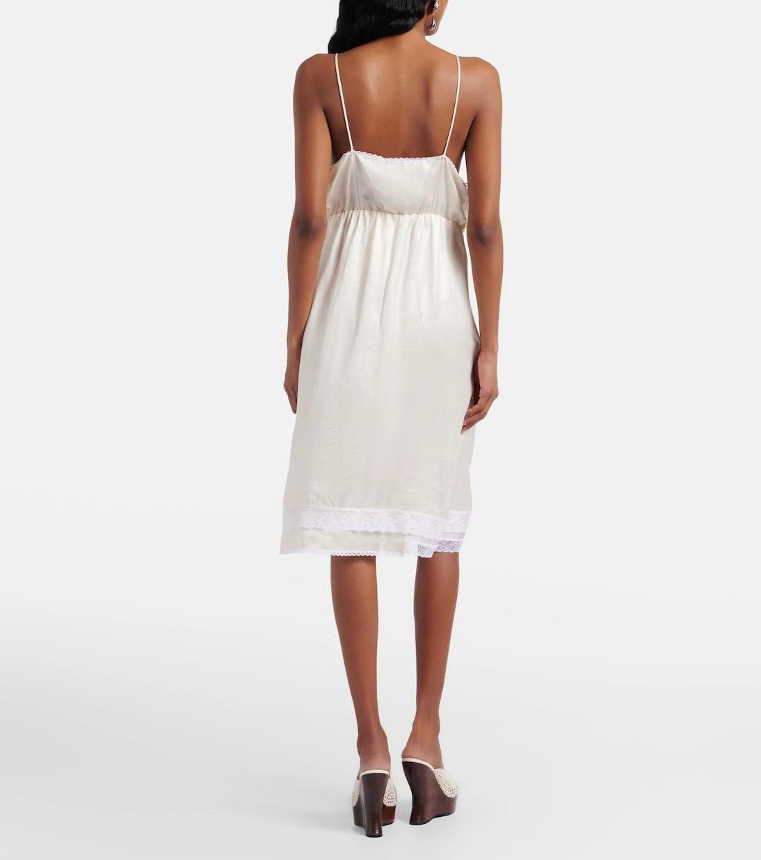 Magda Butrym - Lace-trimmed slip dress