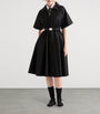 Prada Black Re-Nylon Midi Dress