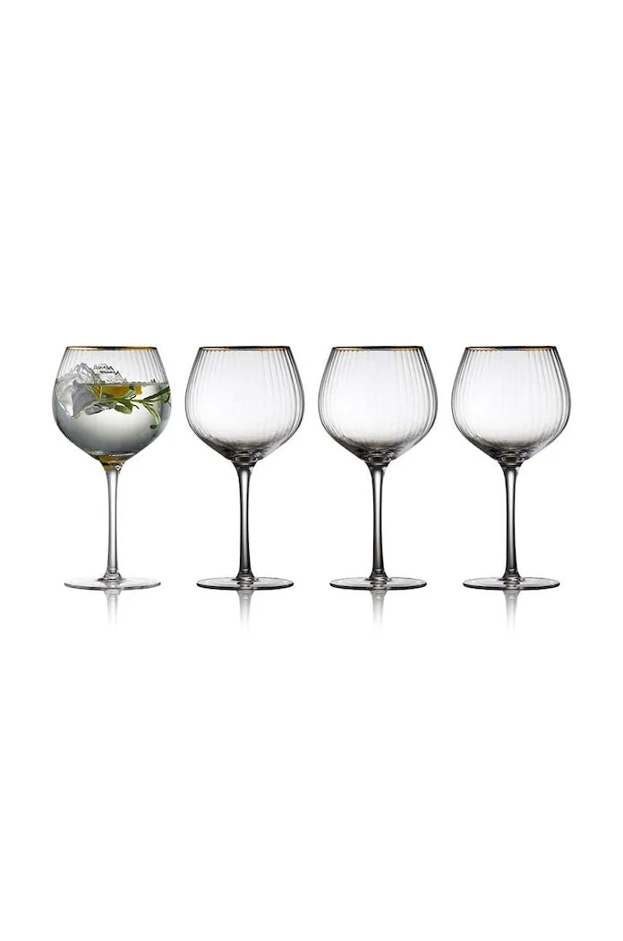 Lyngby Glas Palermo 650 ml Şarap Kadehi Seti (4 Parça)