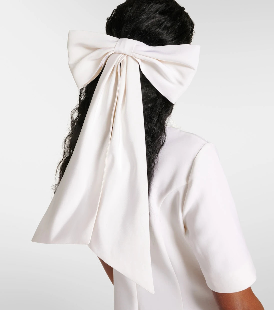 Jennifer Behr - Leander bow-detail faille barrette