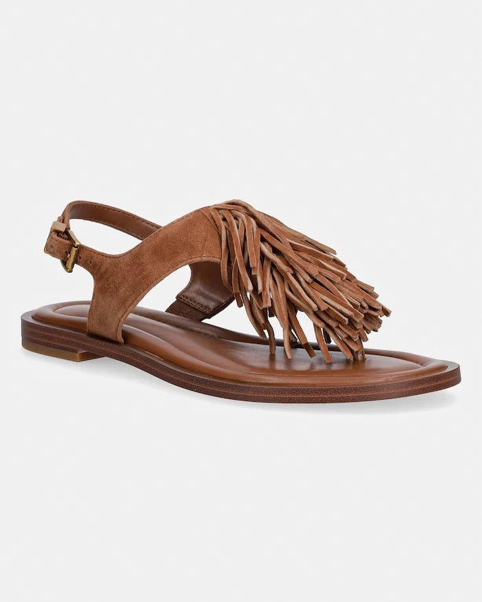 MICHAEL Michael Kors Kadın Süet Sandalet Indra Thong Sandal