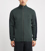 Fred Perry Green Cotton-Wool Zip-Up Cardigan