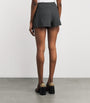Sandro Paris Black Belted Pleated Shorts