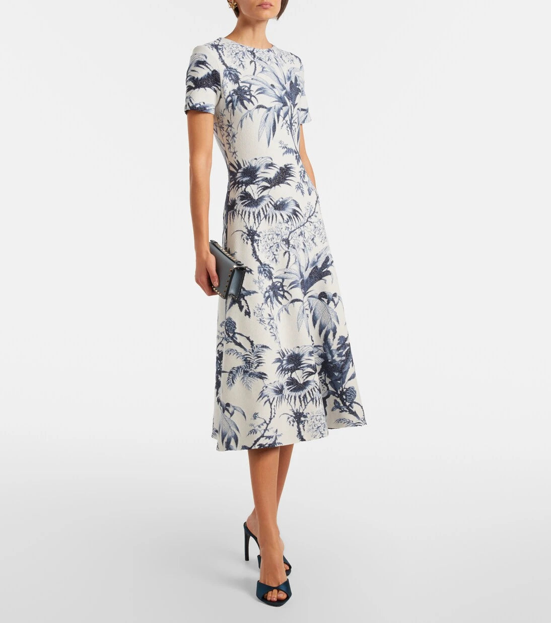 Oscar de la Renta - فستان كوكتيل مطبوع