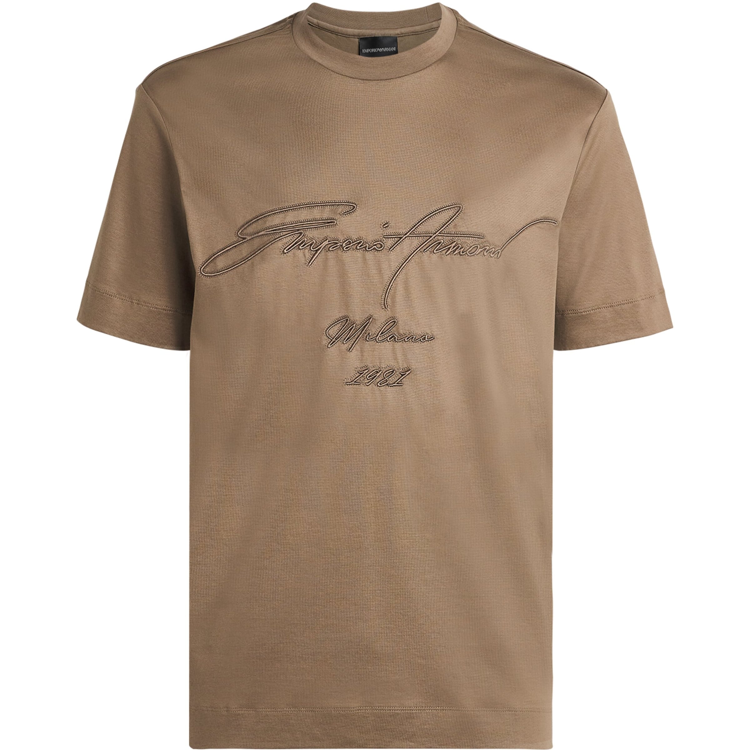 Lyocell-Cotton Logo T-Shirt