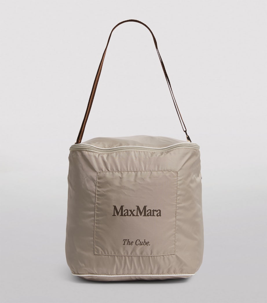 Max Mara White The Cube Reversible Quilted Coat