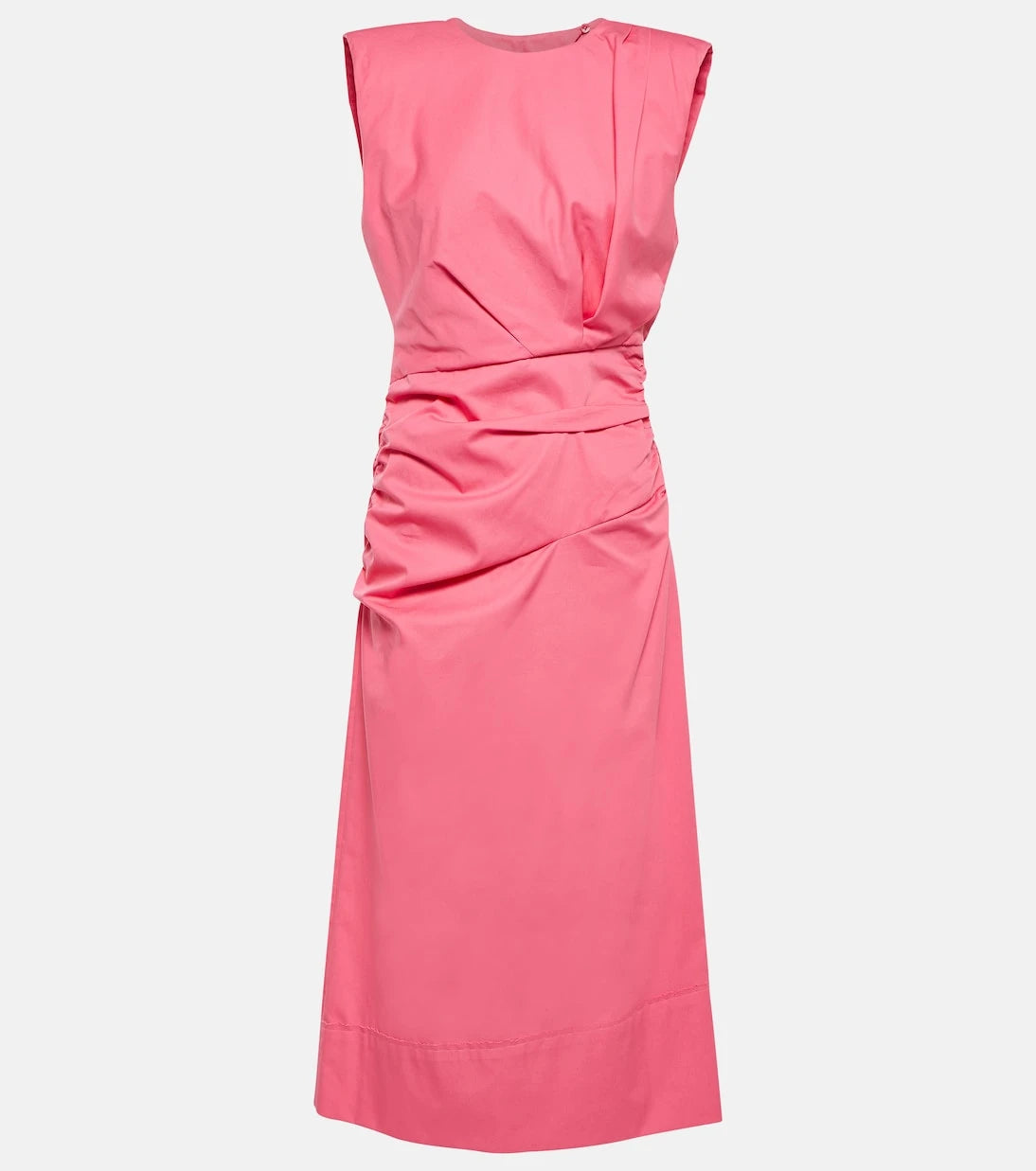 Dorothee Schumacher - Ruched cotton midi dress