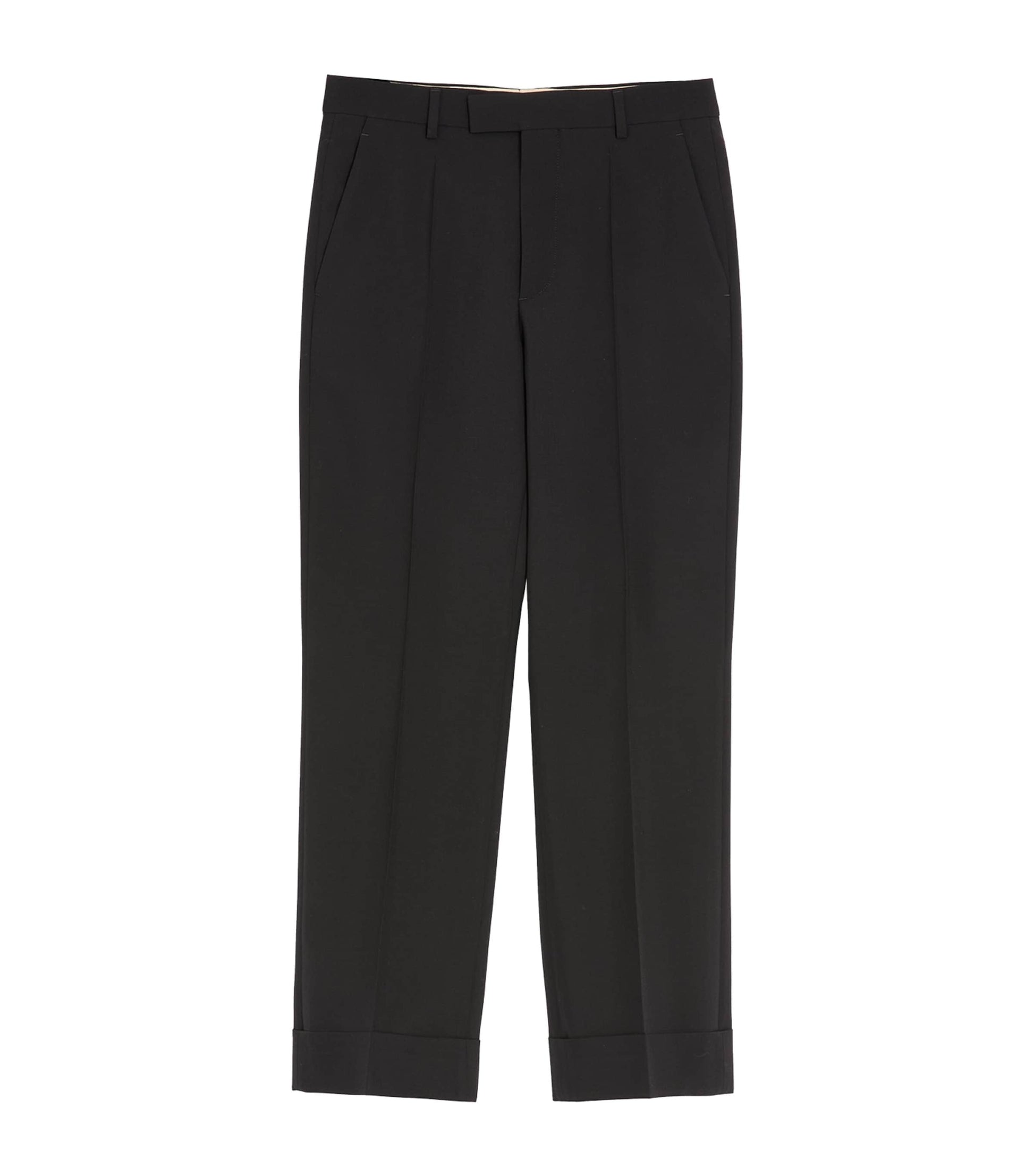 Virgin Wool Flared Trousers
