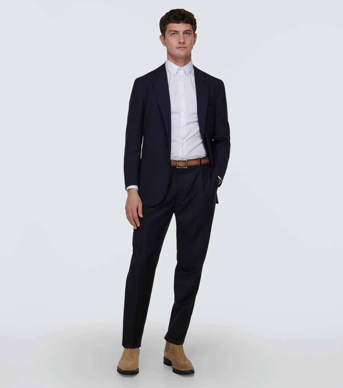 Manolo Blahnik - Brompton suede Chelsea boots