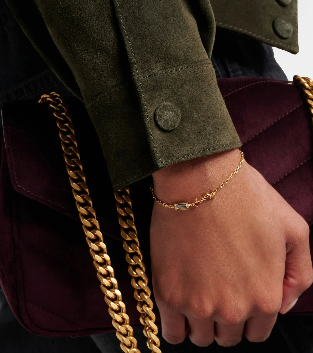 Saint Laurent - Cassandre bracelet
