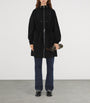 Black B Shield-Plaque Parka