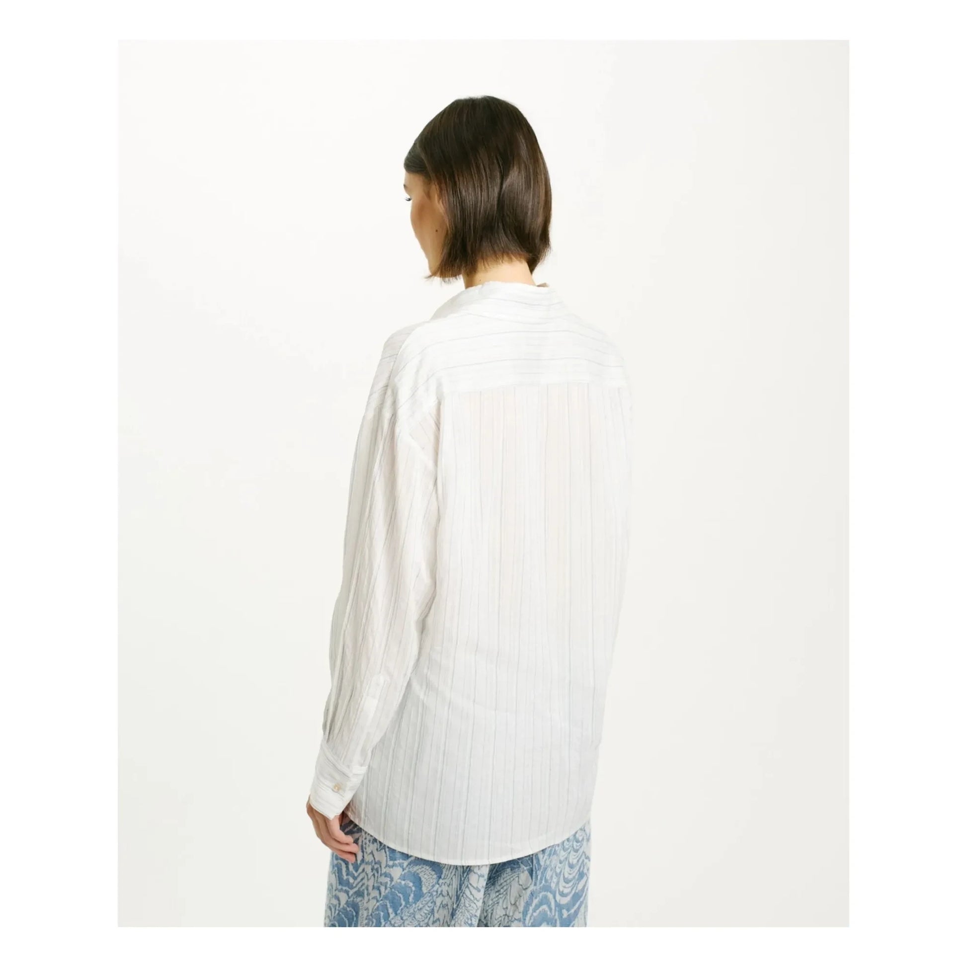 Momoni - Titi Stripes shirt | Cream