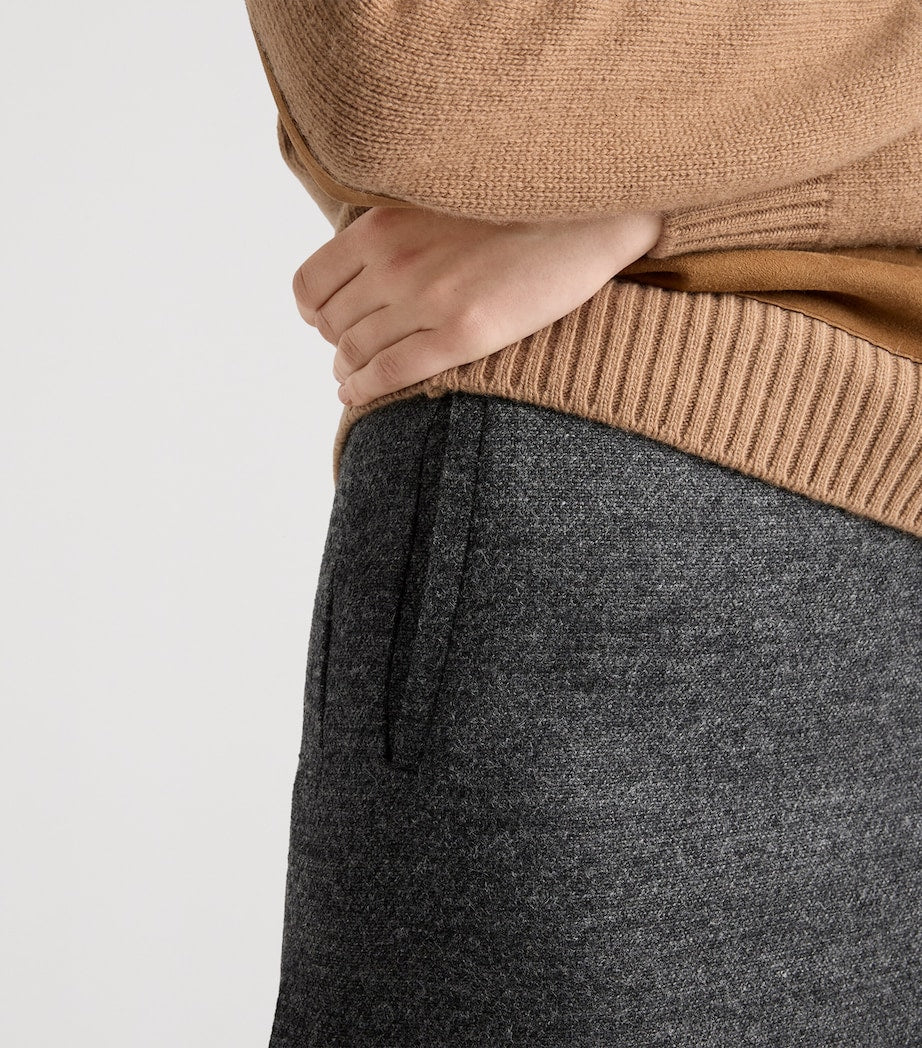 Prada Rush Stitch Midi Skirt