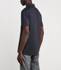 Navy Cashmere Polo Shirt