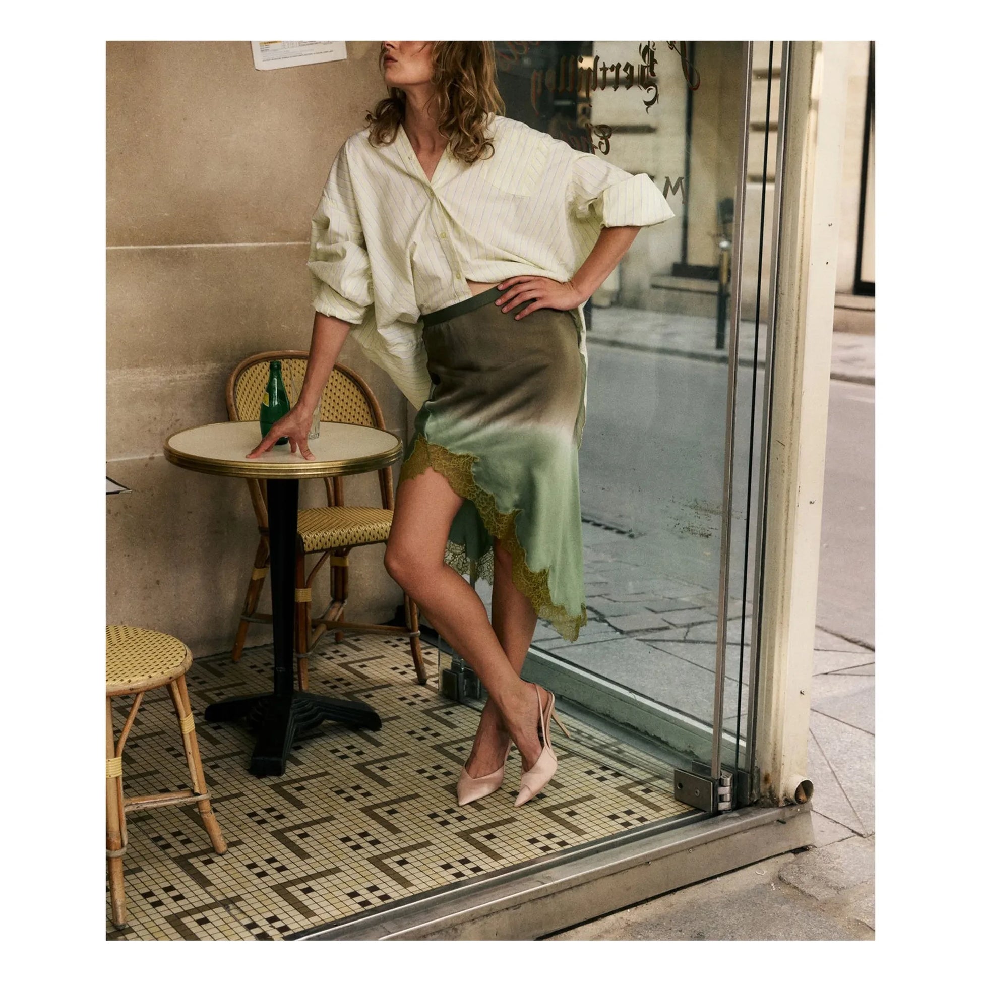 Mes Demoiselles - Eranu Silk skirt | Green