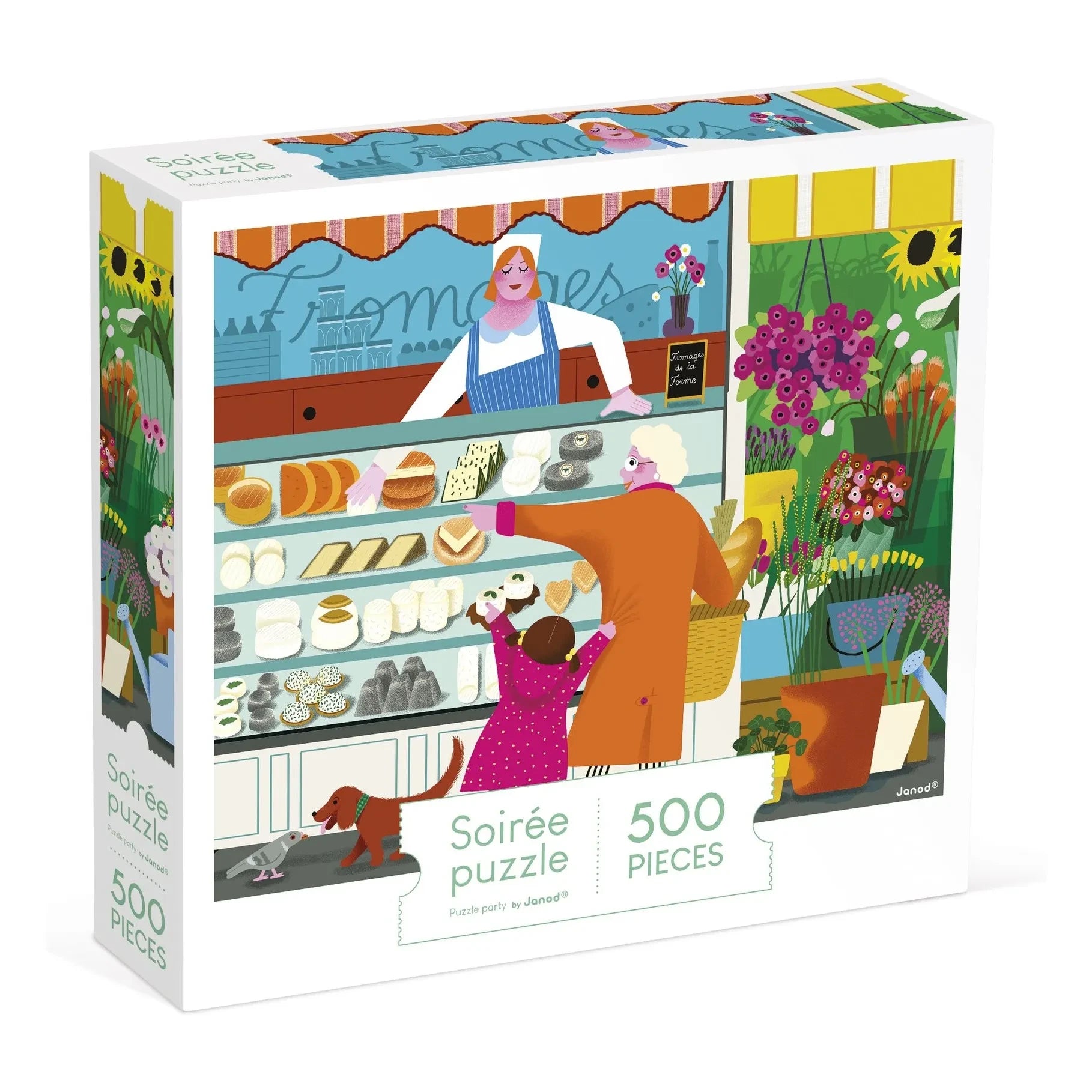 Janod - On the market puzzle - 500 pieces