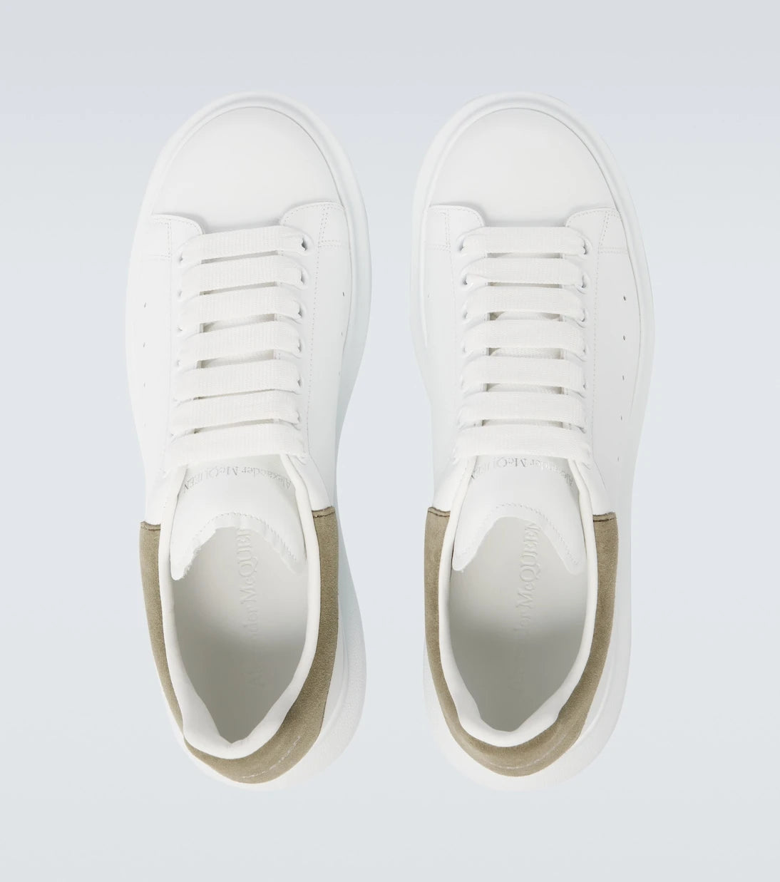 McQueen - Oversized leather sneakers