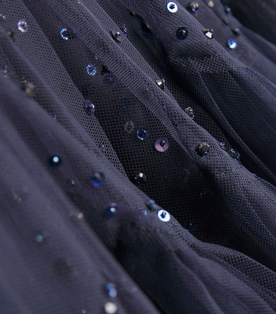 Sequin-Detail Queenie Gown