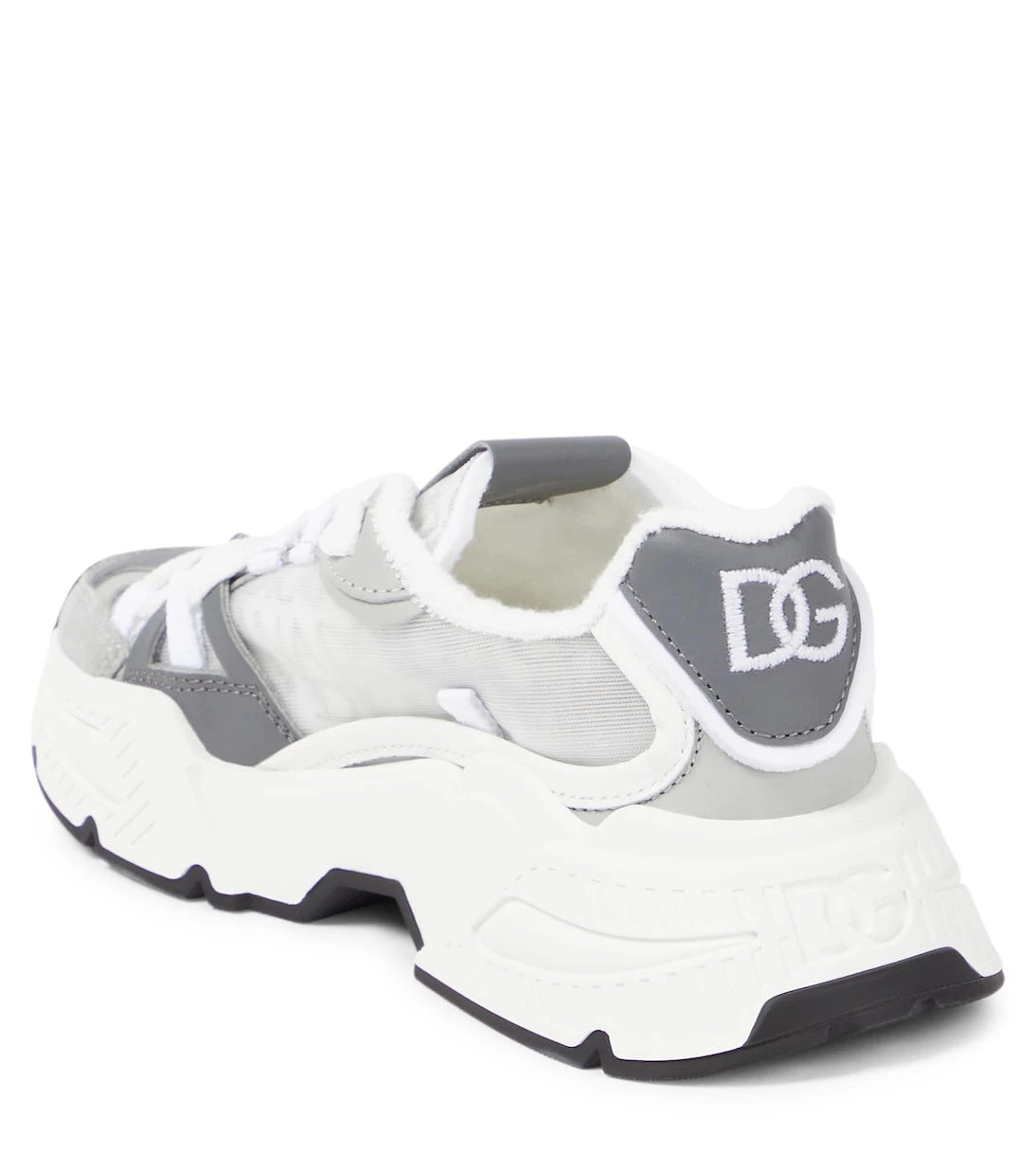Dolce&Gabbana Kids - Airmaster DG leather-trimmed sneakers