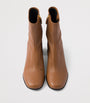 Prada Brown Stretch-Nappa Leather Booties 55